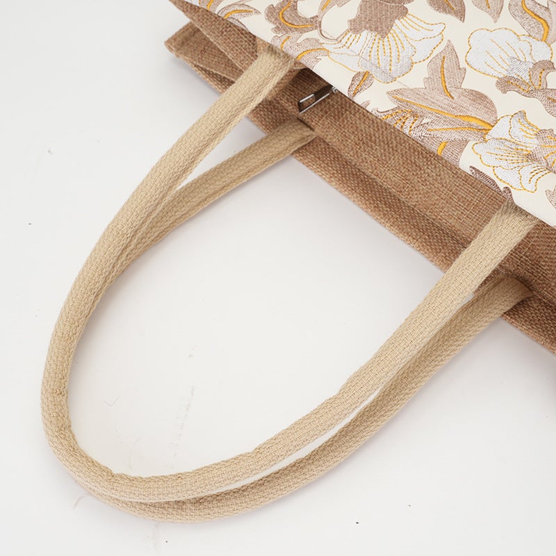 2025 High Quality Canvas Tote Bag Women'S Vintage Elegant Buckle Handbag Large Capacity Work Travel Bag - Image 5