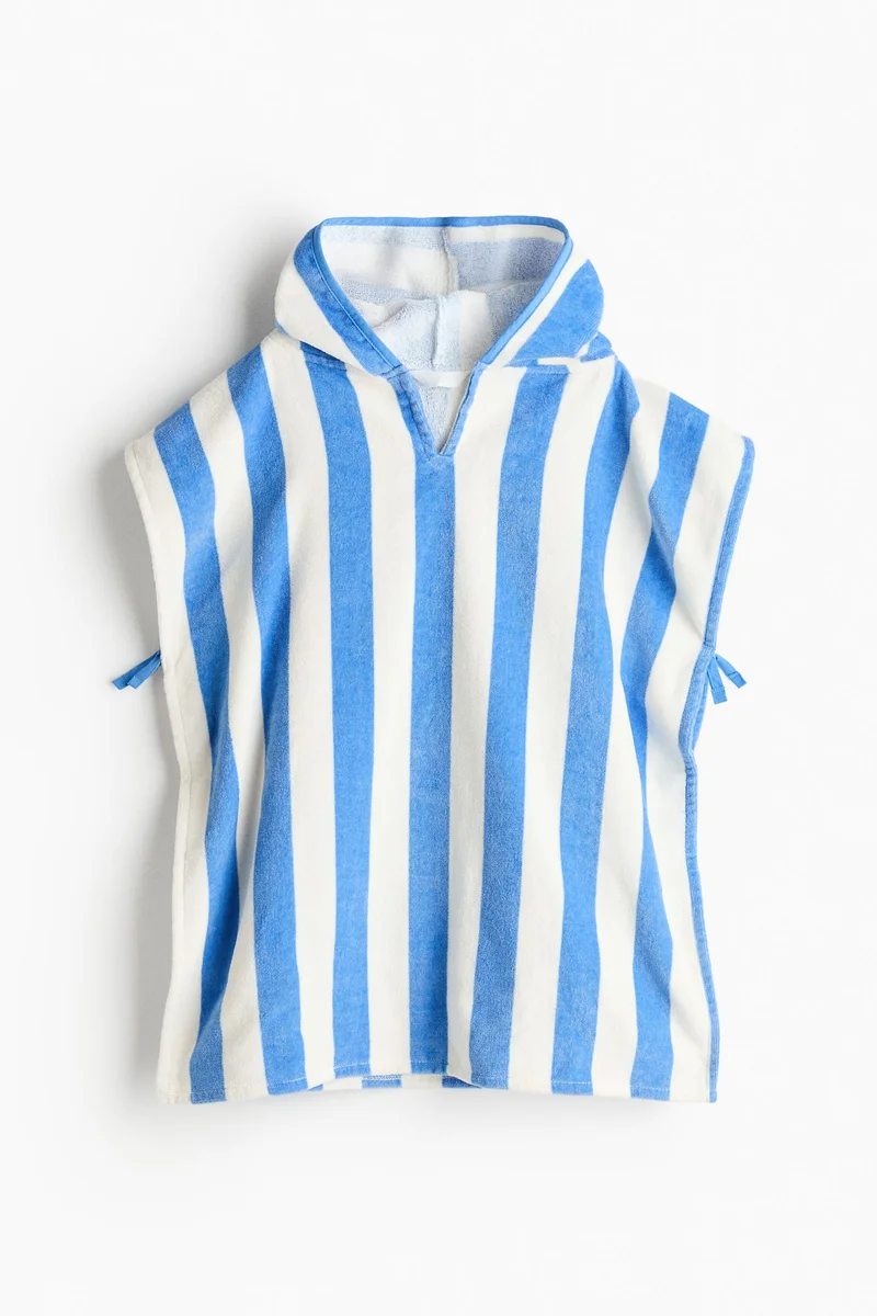 H&M Striped cotton towel cape