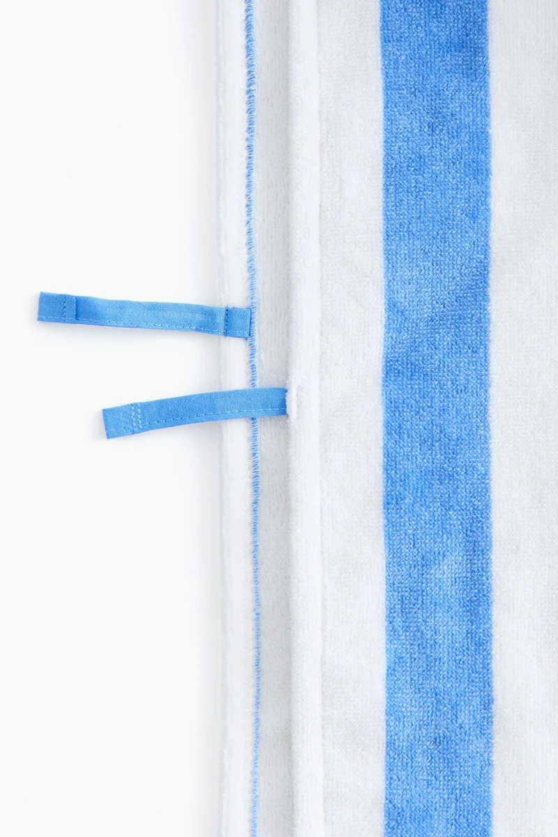 H&M Striped cotton towel cape