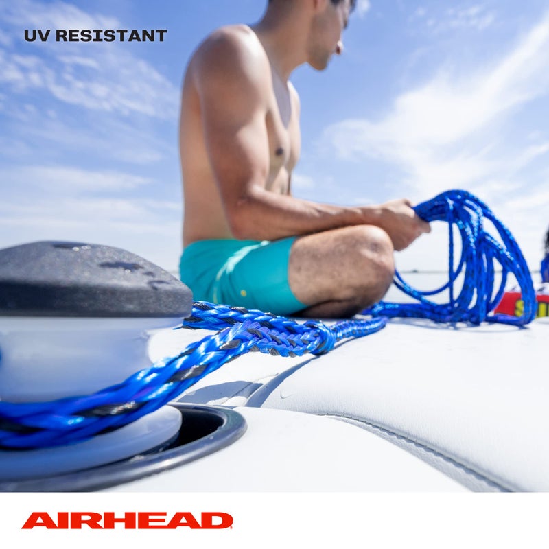 Kwik Tek Airhead Tow Rope for 1-3 Rider Towable Tubes, 1 Section, 60-Feet - Image 5