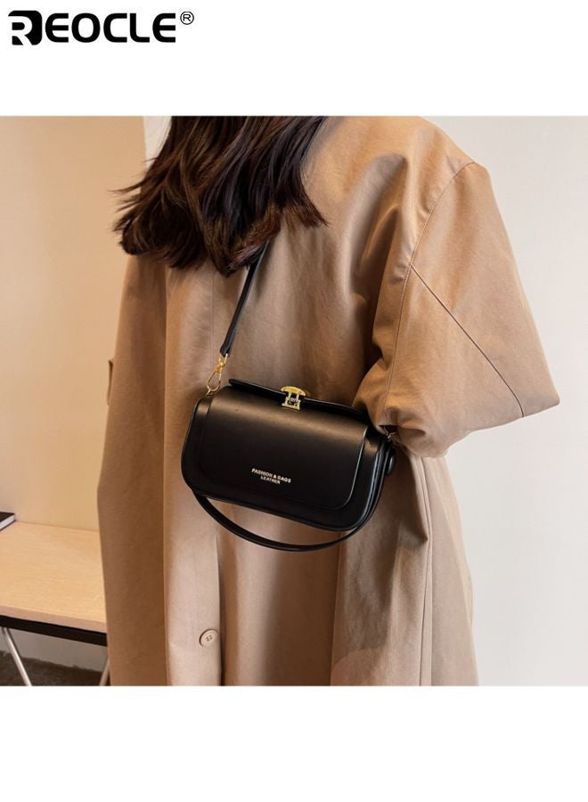 REOCLE Women's Fashion Square Crossbody Bag with Premium Texture and Compact Structured Design  Mini Luxury Purse with Adjustable Leather Strap for Daily Elegant Occasions - Image 2