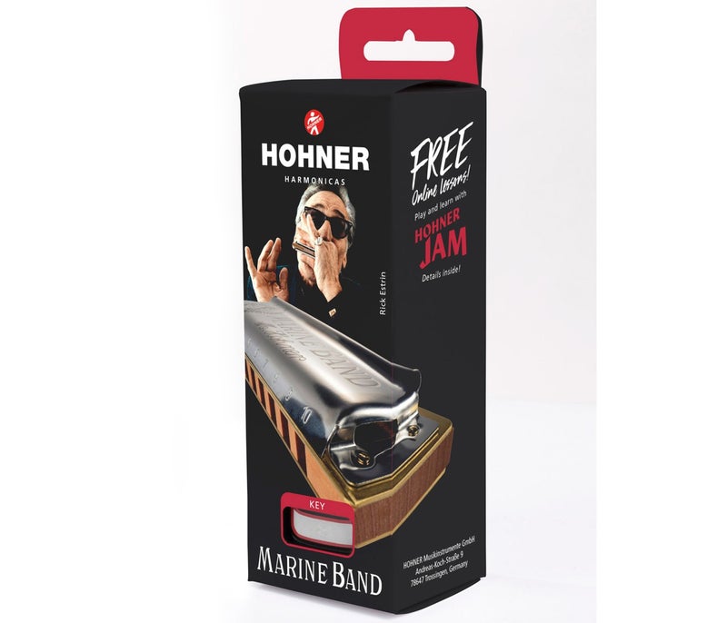 Hohner هارمونيكا هونهير دياتونيك M1896056P سلسلة مارين باند 1896 - مفتاح E - Image 5