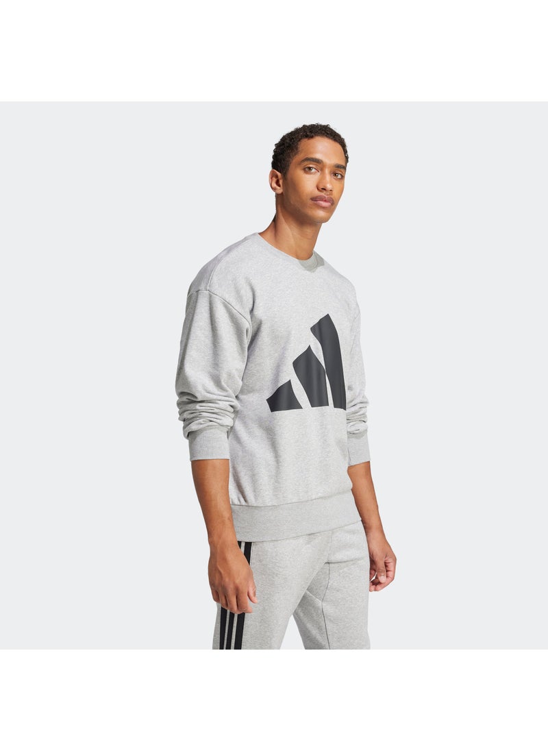 Adidas Essentials Big Logo French Terry Sweatshirt  - Image 5