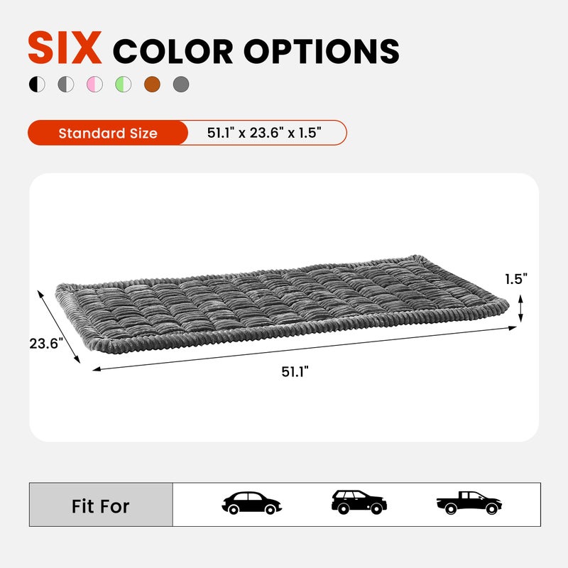 HiPetpy Backseat Dog Bed Mat for Car, Non-Slip Dog Bed for Car Back Seat, Soft & Cozy Dogs Blanket, Washable Travel Pet Mat Seat Protector for Cars, SUVs, Trucks - Image 5