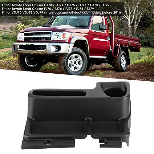 HURRISE Central Console Storage Box Fit for VDJ76 VDJ78 VDJ79, Helps Arrange Items in Car, Black ABS Material - Image 2