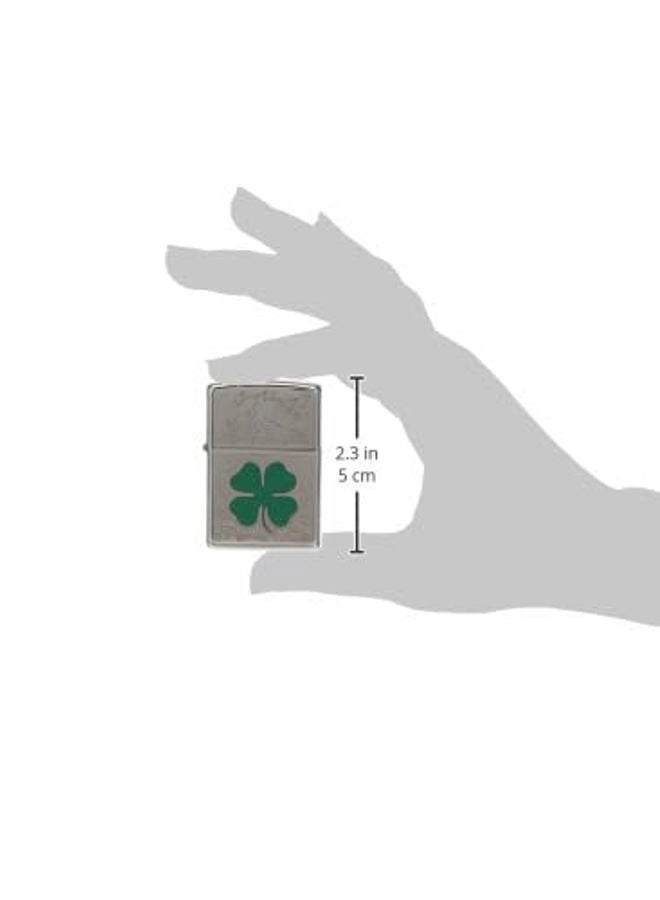 Zippo 24699 Clover High Polish Chrome Design Windproof Lighter, One Size - Image 3