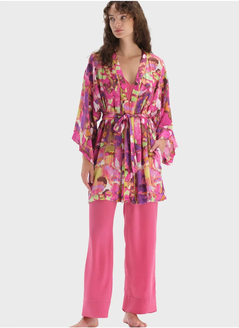 dagi Front Open Night Dress