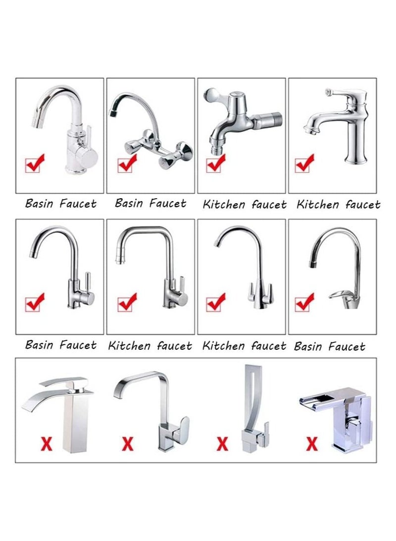 3 Pcs Faucet Mount Filters Activated Carbon Tap Clean Purifier Filter Cartridge Faucet Upgrade Universal Interface Tap Filter 6 Layer Filtration - Image 4