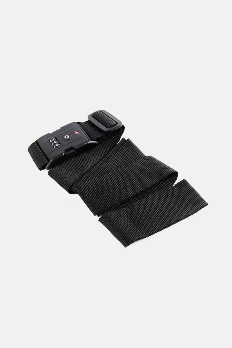 Catherine Malandrino Luggage Strap With TSA Lock 5 x 190 cm, Black  - Image 3