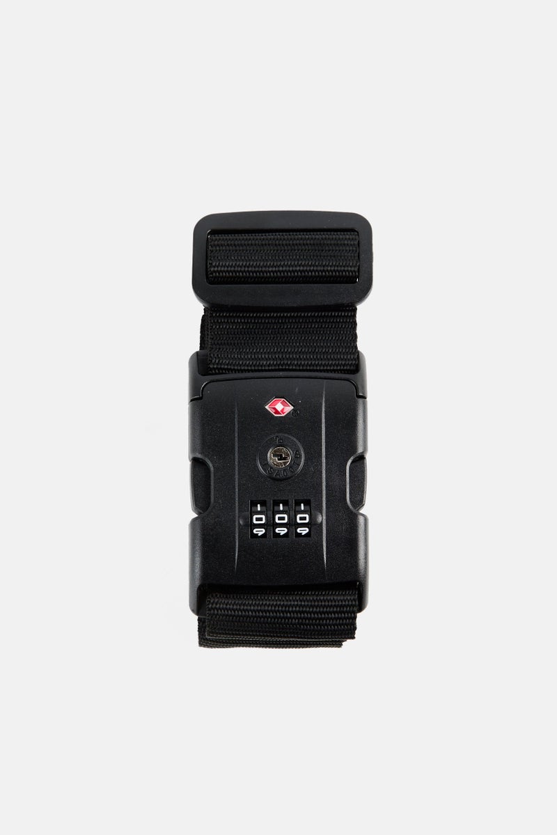 Catherine Malandrino Luggage Strap With TSA Lock 5 x 190 cm, Black  - Image 2