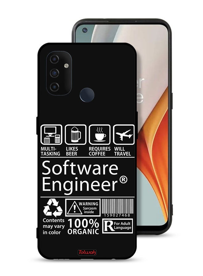 Tolwak OnePlus Nord N100 Protective Case Cover Software Engineer Sticker - Image 1