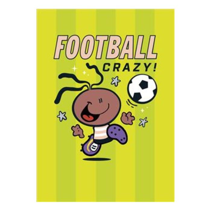 UK Greetings Bubblegum Blank Football Player Greeting Card - Image 1