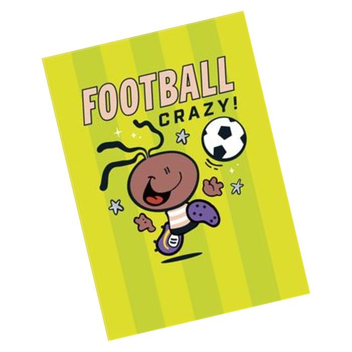 UK Greetings Bubblegum Blank Football Player Greeting Card - Image 2