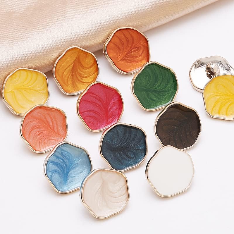 Buttons, Decorative Buttons, 21/25/30mm Colorful Plastic Large Sewing Buttons for Women Clothes Wedding Dress Shirt Blouse Coat Windbreaker Sweater Decor (Color : Red, Size : 25MM 10PCS) ( Color : Nav - Image 3