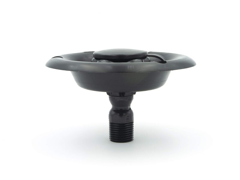 Thetford City Water Inlet Fill Dish with Plastic Check Valve Black PN 94221 - Image 2