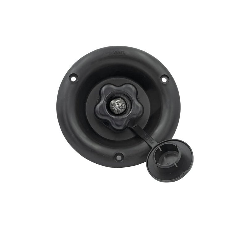 Thetford City Water Inlet Fill Dish with Plastic Check Valve Black PN 94221 - Image 4