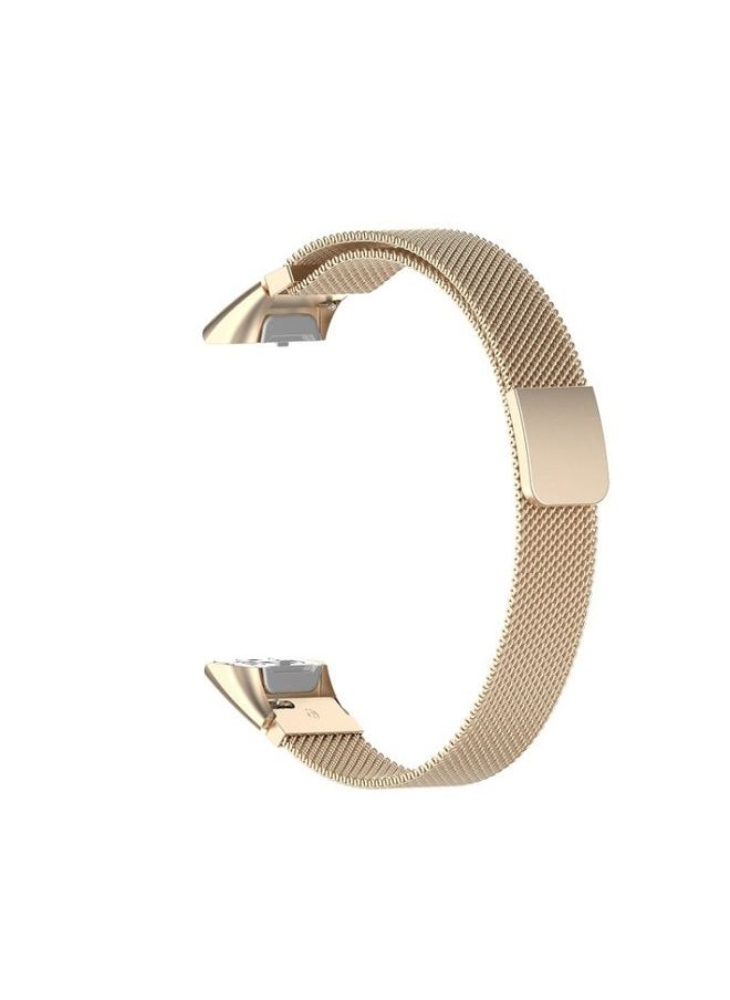 Generic - Replacement Strap For Samsung Galaxy Fit SM-R370 Milanese Watch Band Champagne Gold - Image 1