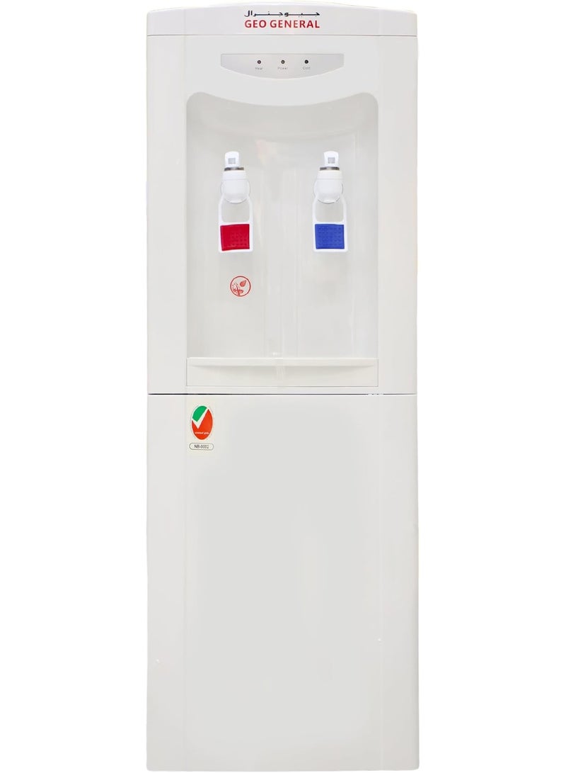 GEO GENERAL GSM-20 LB Water Dispenser – Hot & Cold, 2 Taps, 220-240V, 640W, White - Image 1