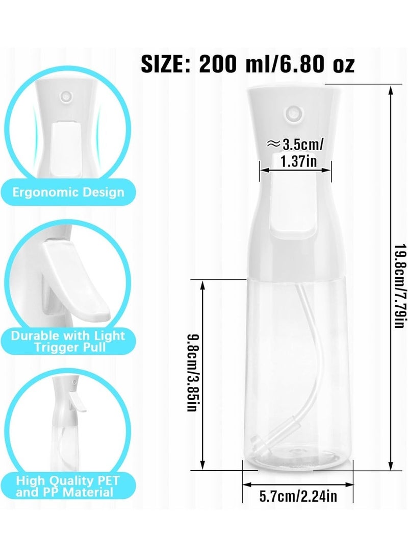 Spray Bottle For Hair,Continuous Water Mister for Hairstyling, Salons, Cleaning, Plants,Essential Oil Scents,Ultra Fine Mist Sprayer,6.8 OZ /200 ML - Image 3
