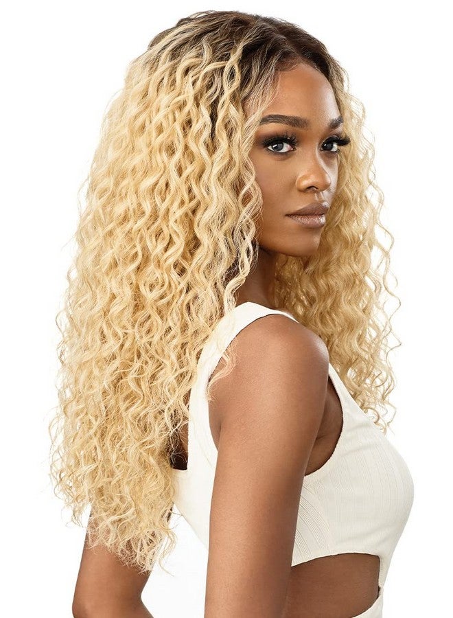 Outre Utre 360 Frontal Lace Wig 13"X6" Hand Tied Lace Frontal Roshan (Dr2 Chocolate Swirl) - Image 4