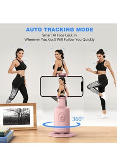 MissTiara Automatic face tracking tripod 360° rotating smart shooting mobile phone camera holder remote control mobile phone tracking holder no need APP remote control  - Image 4