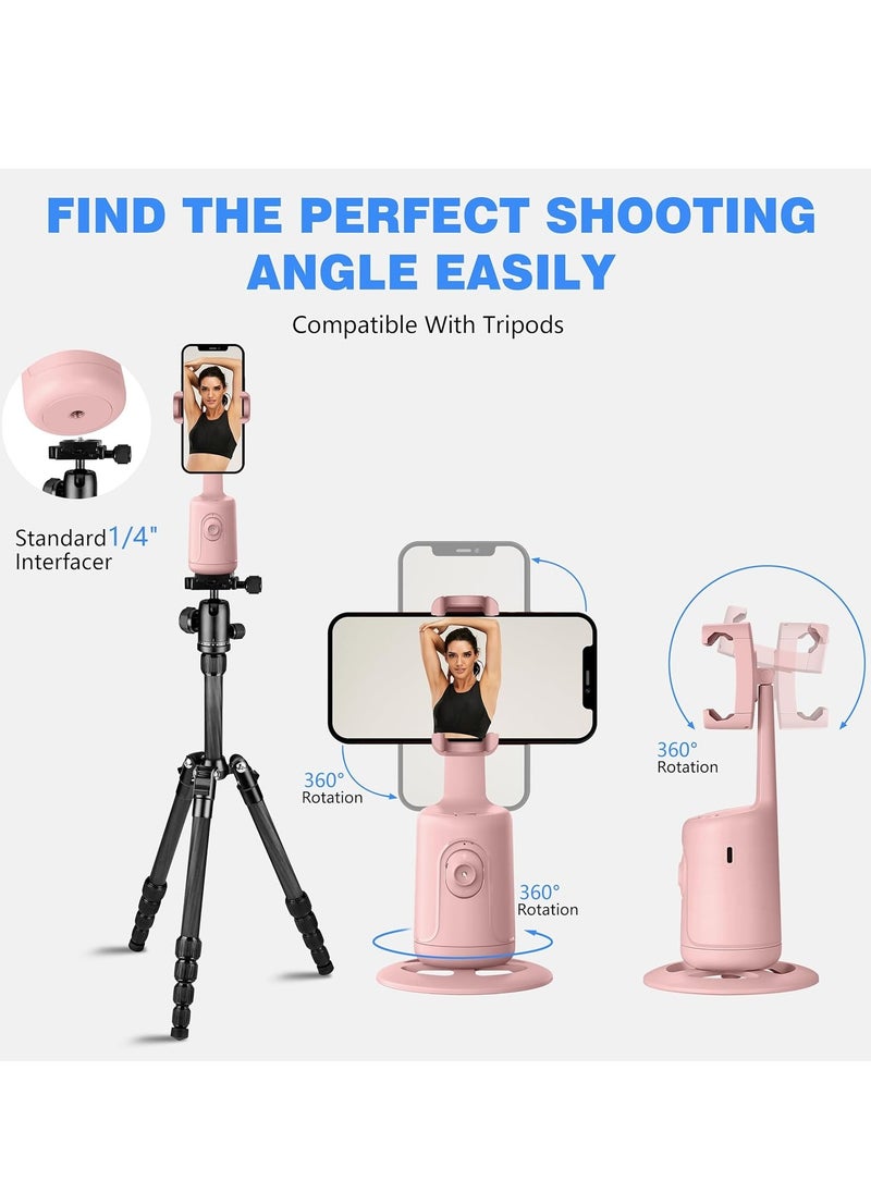 MissTiara - Automatic face tracking tripod 360° rotating smart shooting mobile phone camera holder remote control mobile phone tracking holder no need APP remote control - Image 1