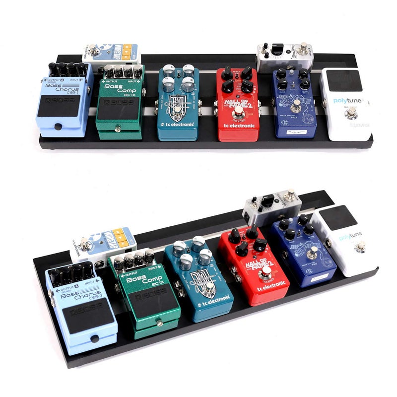 GHOSTFIRE Ghost Fire Guitar Pedal Board Aluminum Alloy 1.7lb Effect Pedalboard 20''x7''x1.9" with Carry Bag,V series (V-LITTLE 20) - Image 5