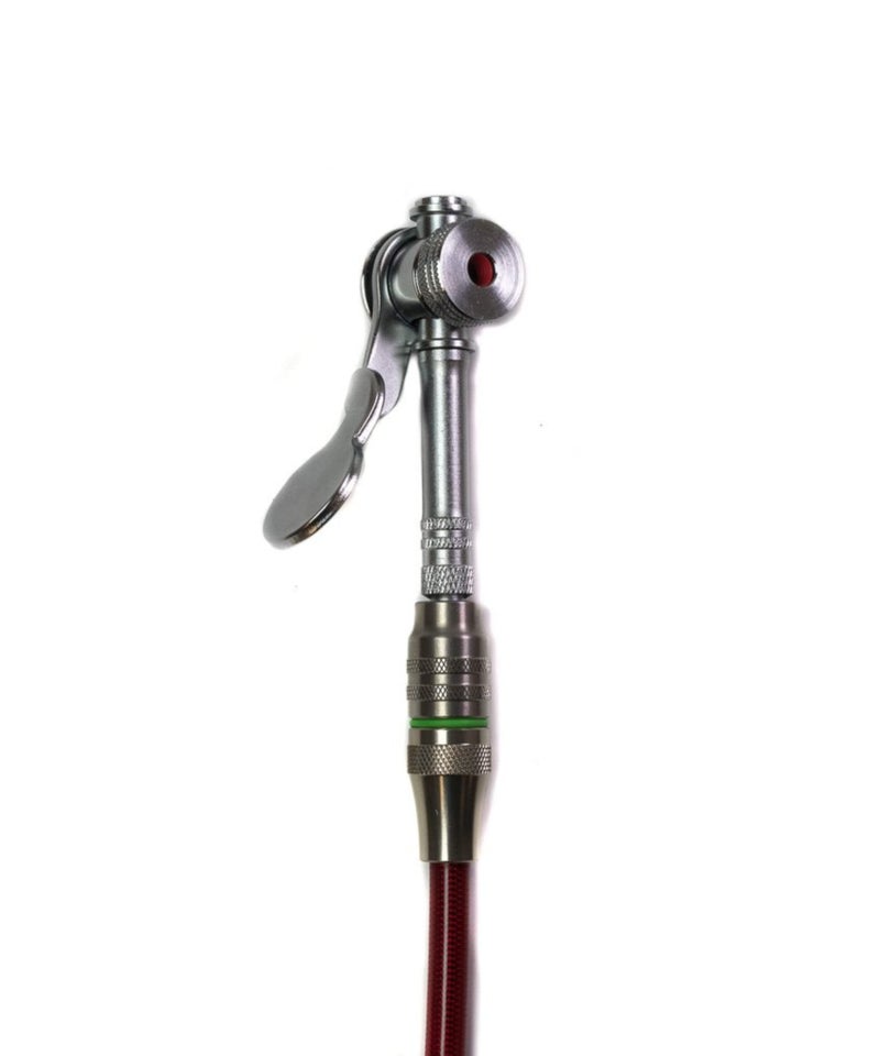 SILCA 'Hiro' Side Locking Lever Chuck | Silca Presta Chuck | Universal Schrader Chuck Attachment | Full Metal Construction | Durable and Long Lasting | Made with Carbon Steel - Image 1