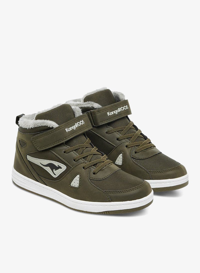 kangaROOS Women's Panelled High Top Shoes with Hook and Loop Closure - Image 3