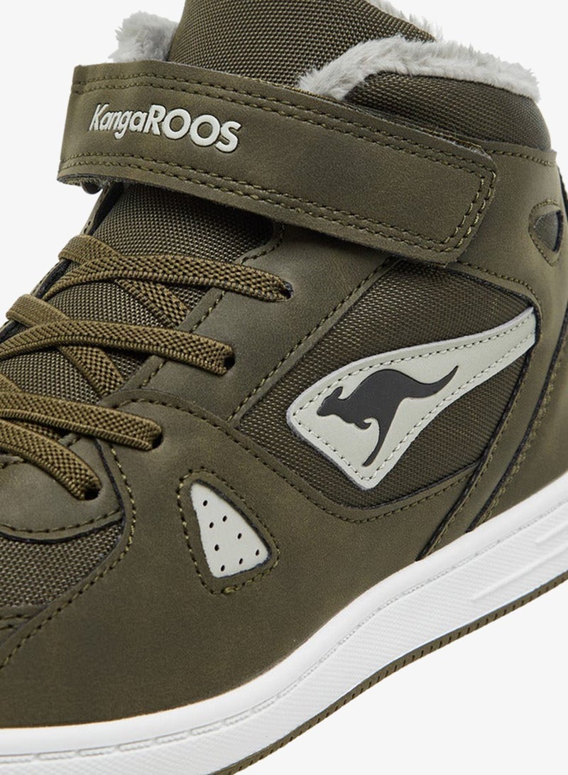 kangaROOS Women's Panelled High Top Shoes with Hook and Loop Closure - Image 4