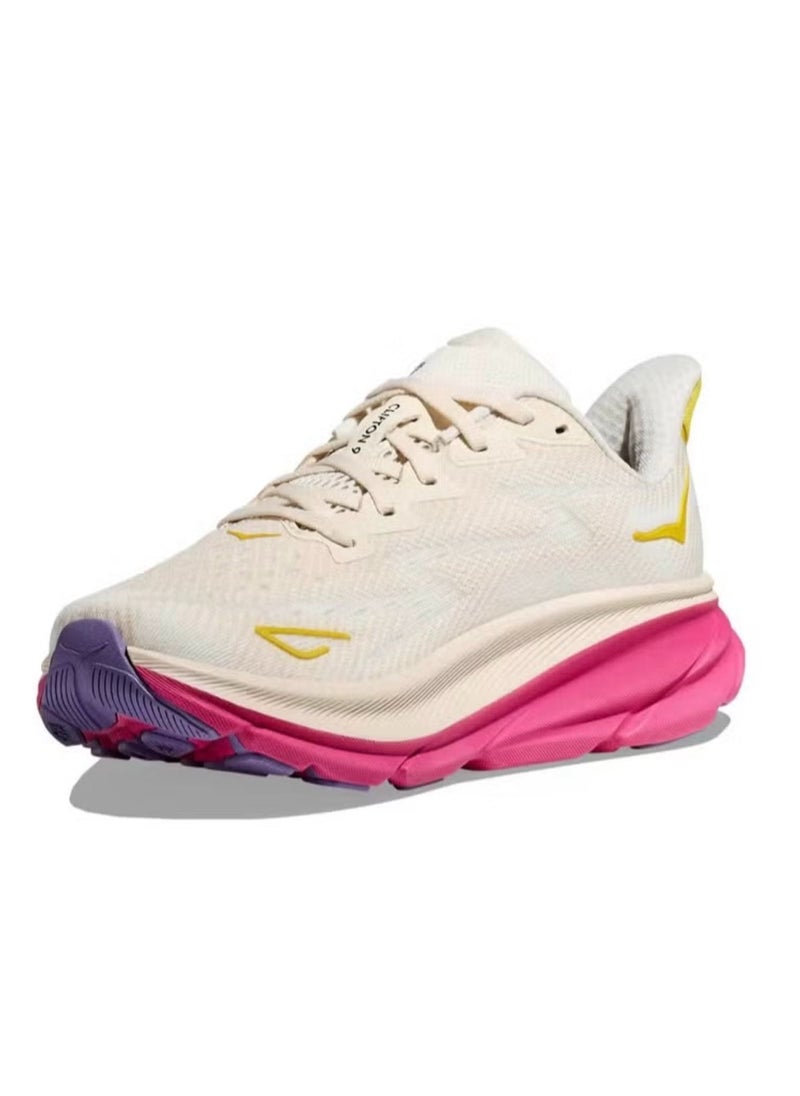 Hoka One One Outdoor Running Sneakers Beige/Pink/Yellow  - Image 2