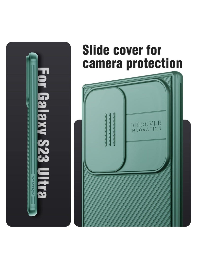 CamShield Pro Series Cover Case Designed For Samsung Galaxy S23 Ultra - Deep Green - Image 4