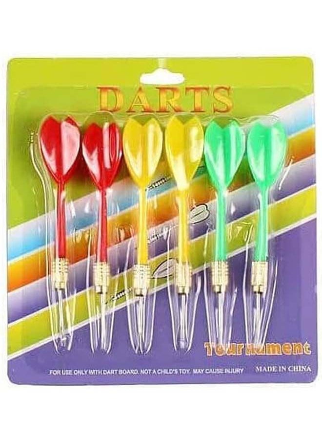 Generic QSHOP® Darts Set, 6 Pieces - Multi Color  - Image 2