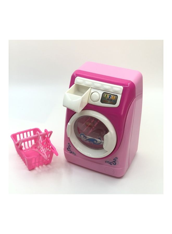 NIBEMINENT Electric Washing Machine Basket Pretend Play Toy Set - Image 2