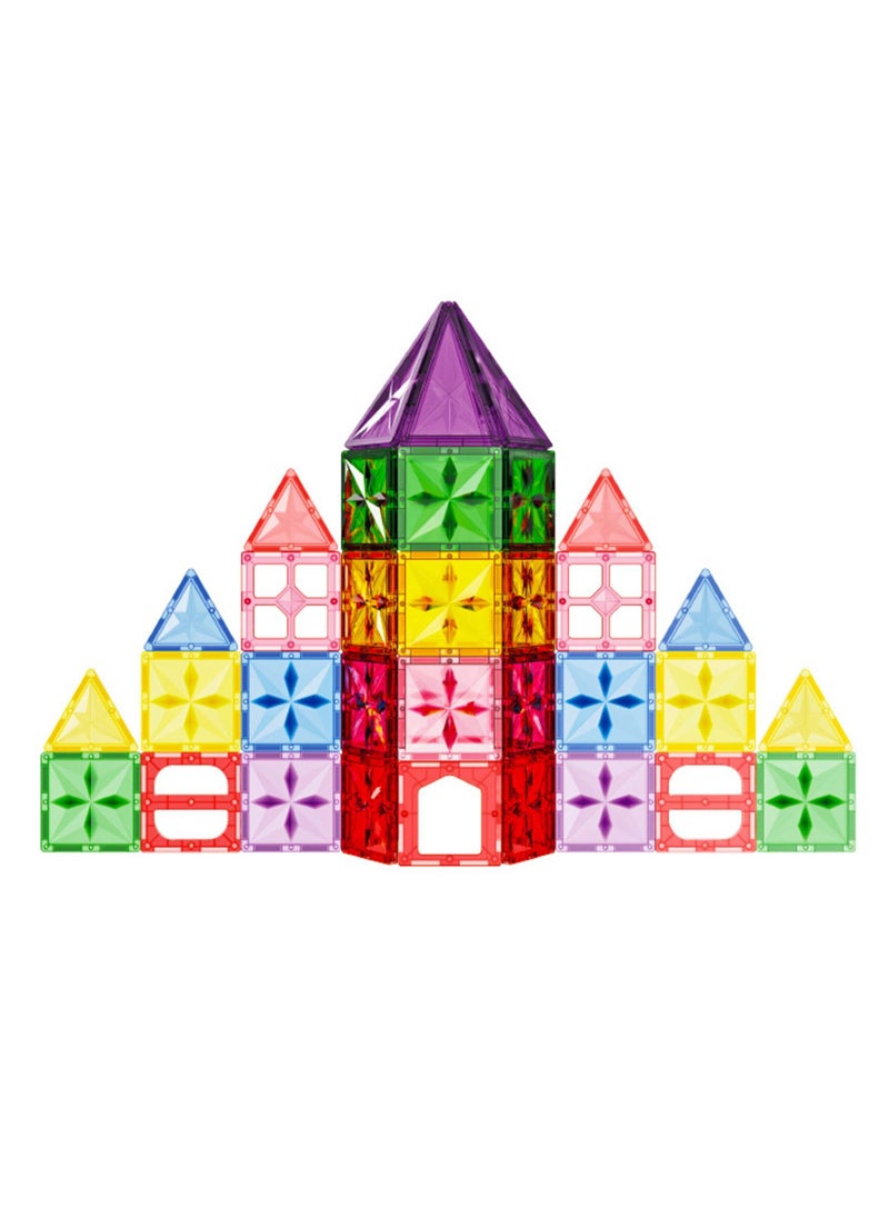 ULHYC - Educational Learning Building Blocks for Kids 64-Piece Construction Magnetic Blocks Toy Set Building Blocks for Toddlers 3D Magnet Building Blocks Stacking Toys Gifts for Boys Girls - Image 1