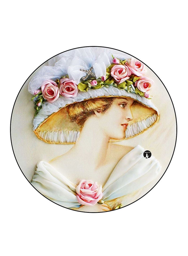 RKN Vintage Art Printed Mouse Pad Multicolour