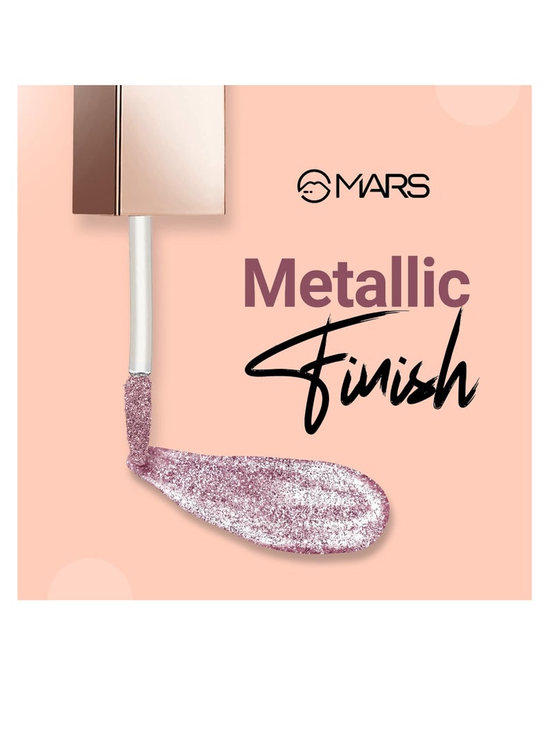 مارس ظل عيون سائل لامع من مارس، مقاوم للماء وذو صبغة عالية، تركيبة ناعمة الانزلاق 5.5 مل 03 Celestial Coment - Image 2