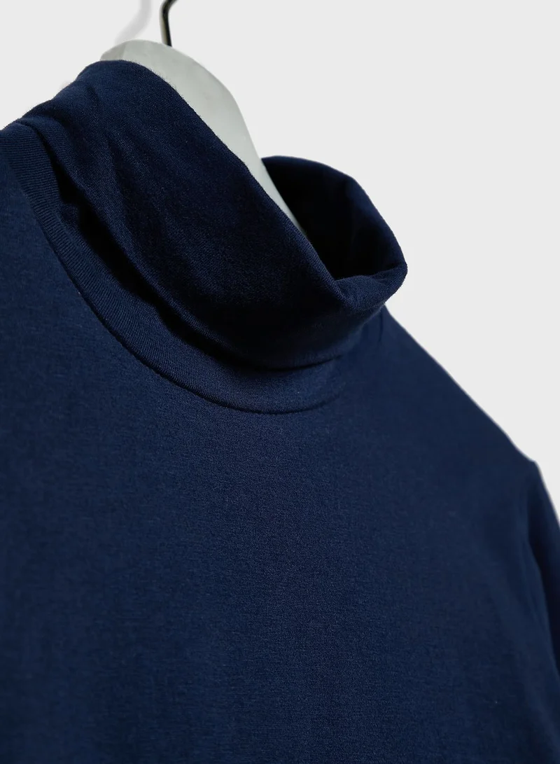 MANGO Kids High Neck T-Shirt