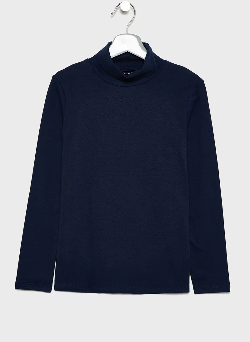 MANGO Kids High Neck T-Shirt