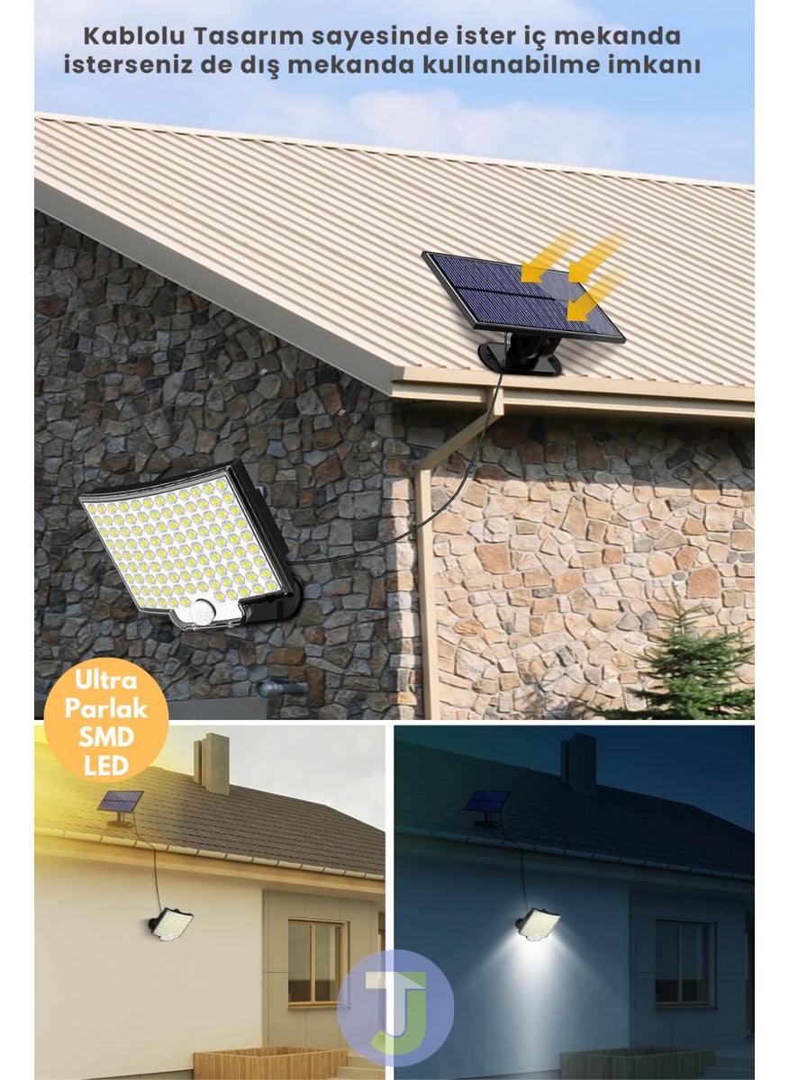 Technojet 110 LED Solar Powered Controlled Motion Sensor Garden Lighting Street Lamp  - Image 4