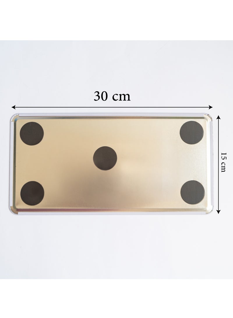 971ميديا لافتة معدنية قديمة لقطر للمنزل والمطبخ والمقاهي والجدران - Image 2