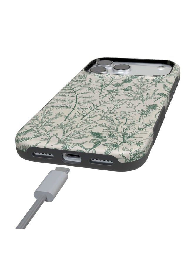 Casely iPhone 17 Pro Max Case | Sage Garden | Green Floral | Compatible with MagSafe | Bold Protective Design - Image 5