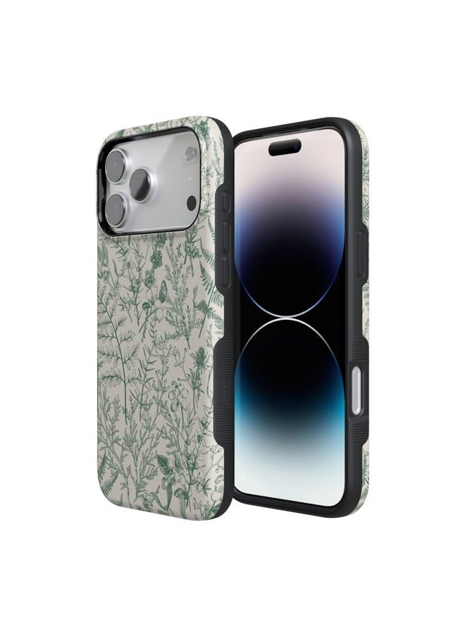 Casely iPhone 17 Pro Max Case | Sage Garden | Green Floral | Compatible with MagSafe | Bold Protective Design - Image 2