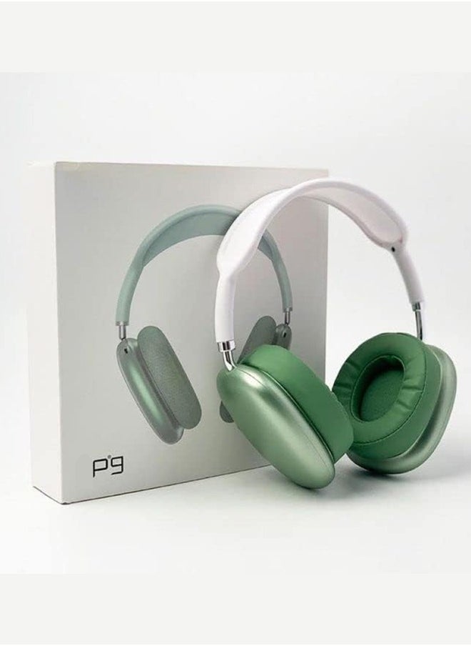 P9 - P9 Bluetooth Over-Ear Headphones Green - Image 1
