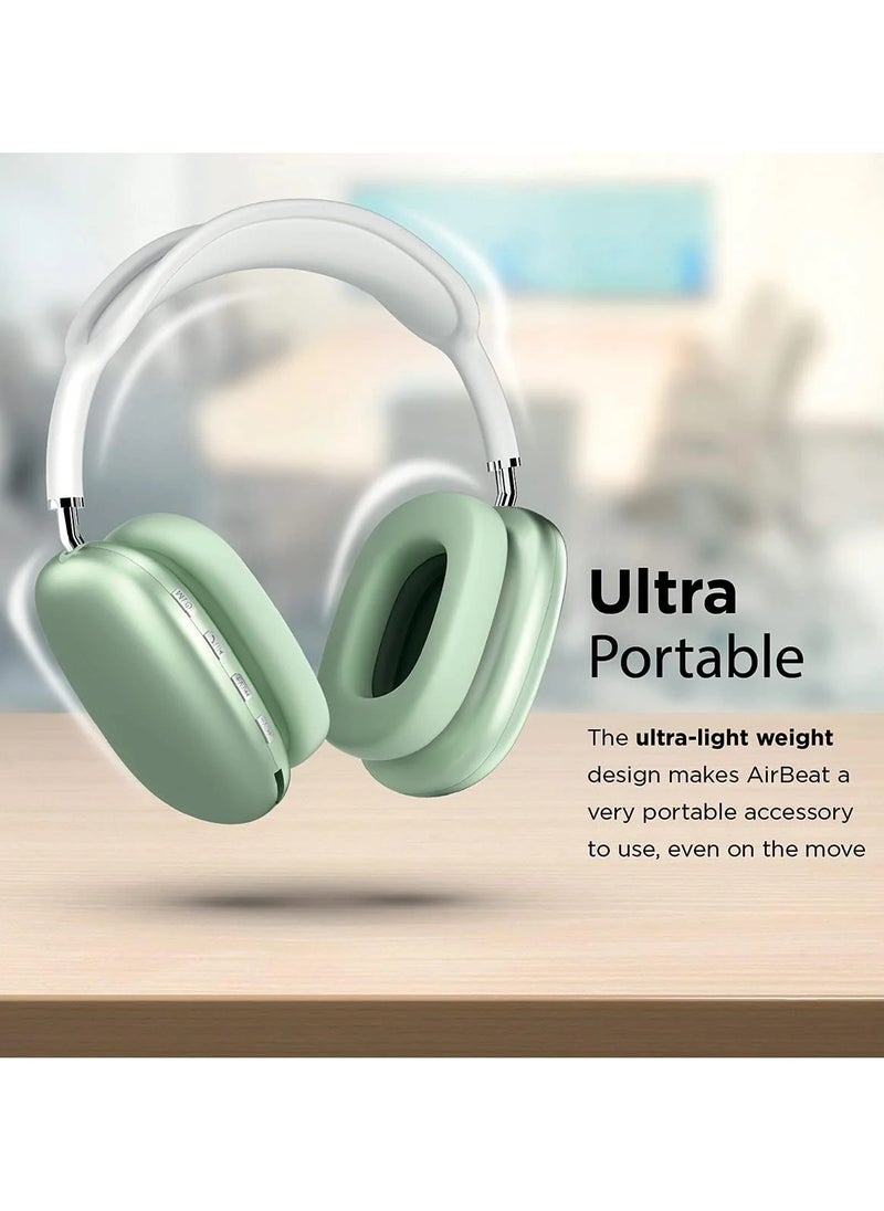 P9 - P9 Bluetooth Over-Ear Headphones Green - Image 1