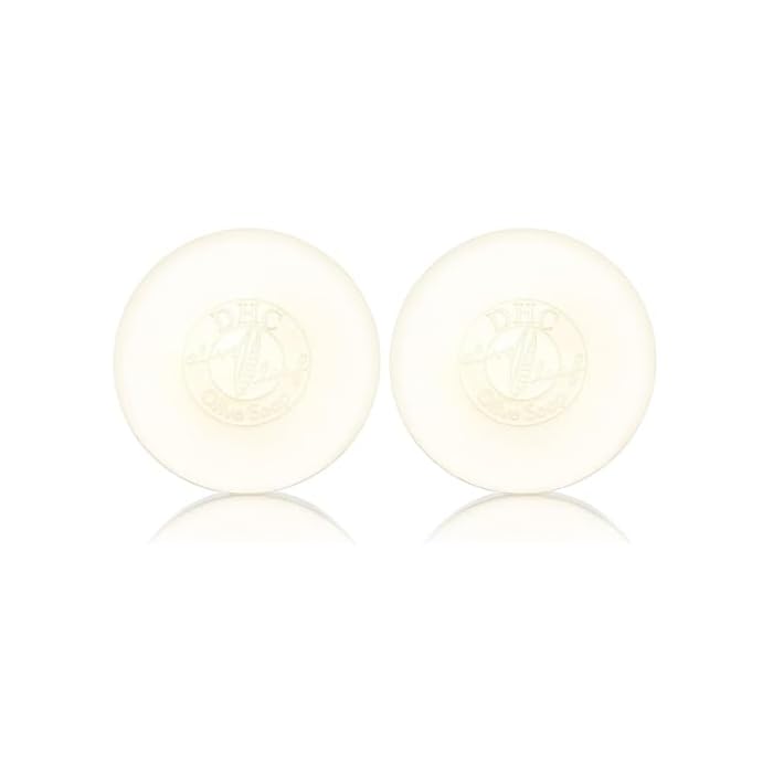 DHC Olive Soap, Nourishing Gentle Cleansing Bar, Retains Moisturize, Fights Signs of Premature Aging, Ideal for Dry and Mature Skin, 3.1 oz. Net wt. (Pack of 2)