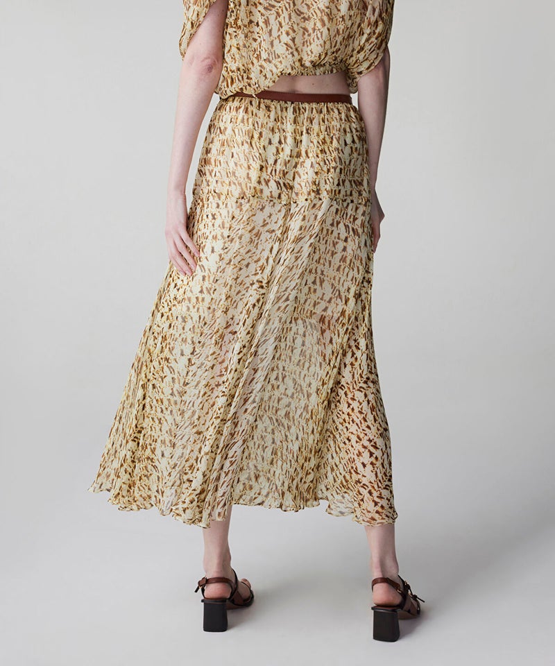 Ipekyol Printed Viscose Skirt - Image 4