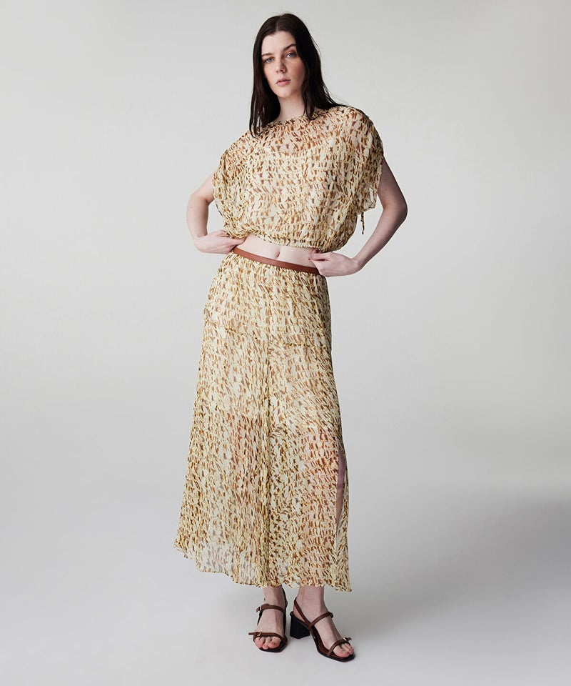 Ipekyol Printed Viscose Skirt - Image 1