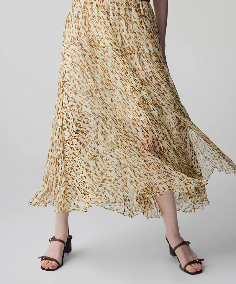 Ipekyol Printed Viscose Skirt