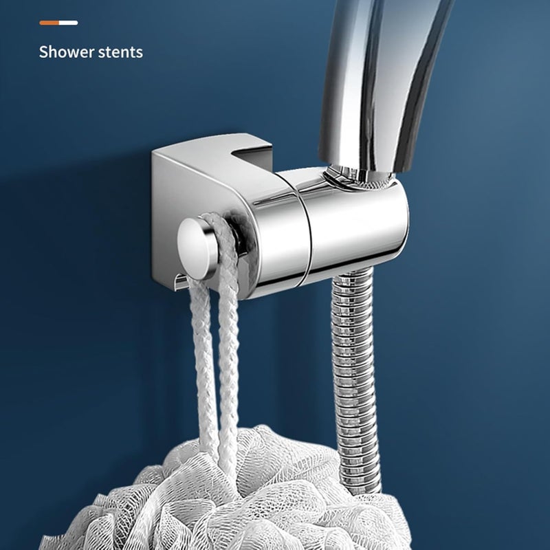 Adjustable Handheld Shower Head Bracket Metal Spray Holder Wall Mounted Head Holder Showerhead Attachment - Image 5